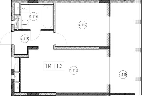 Продается 1-комн. квартира, 26.2 м²