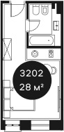 Продается 1-комн. квартира, 27.53 м²