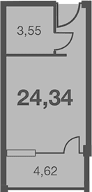 Продается 1-комн. квартира, 19.72 м²