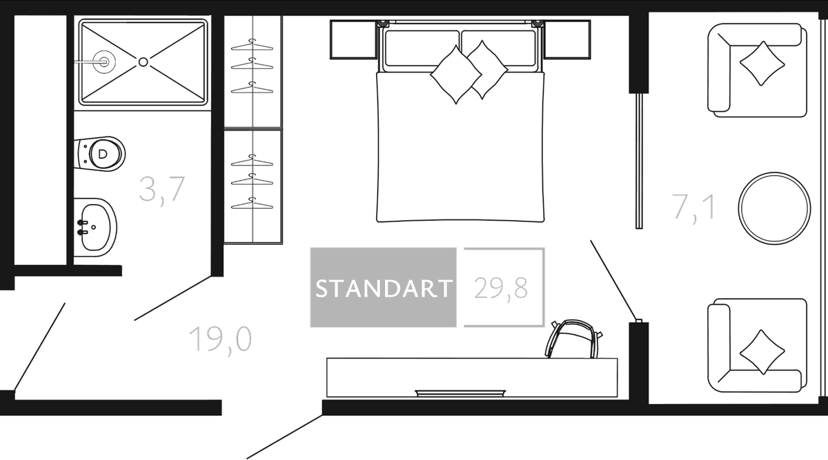 Продается 1-комн. квартира, 22.7 м²