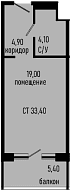 Продается 1-комн. квартира, 28 м²