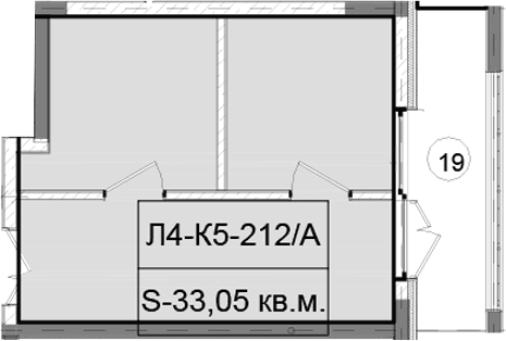 Продается 1-комн. квартира, 33.05 м²