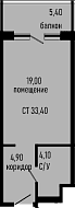 Продается 1-комн. квартира, 28 м²