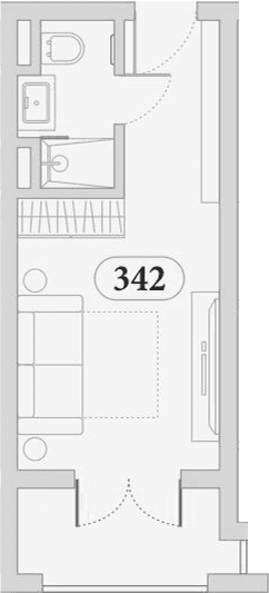 Продается 1-комн. квартира, 25.7 м²