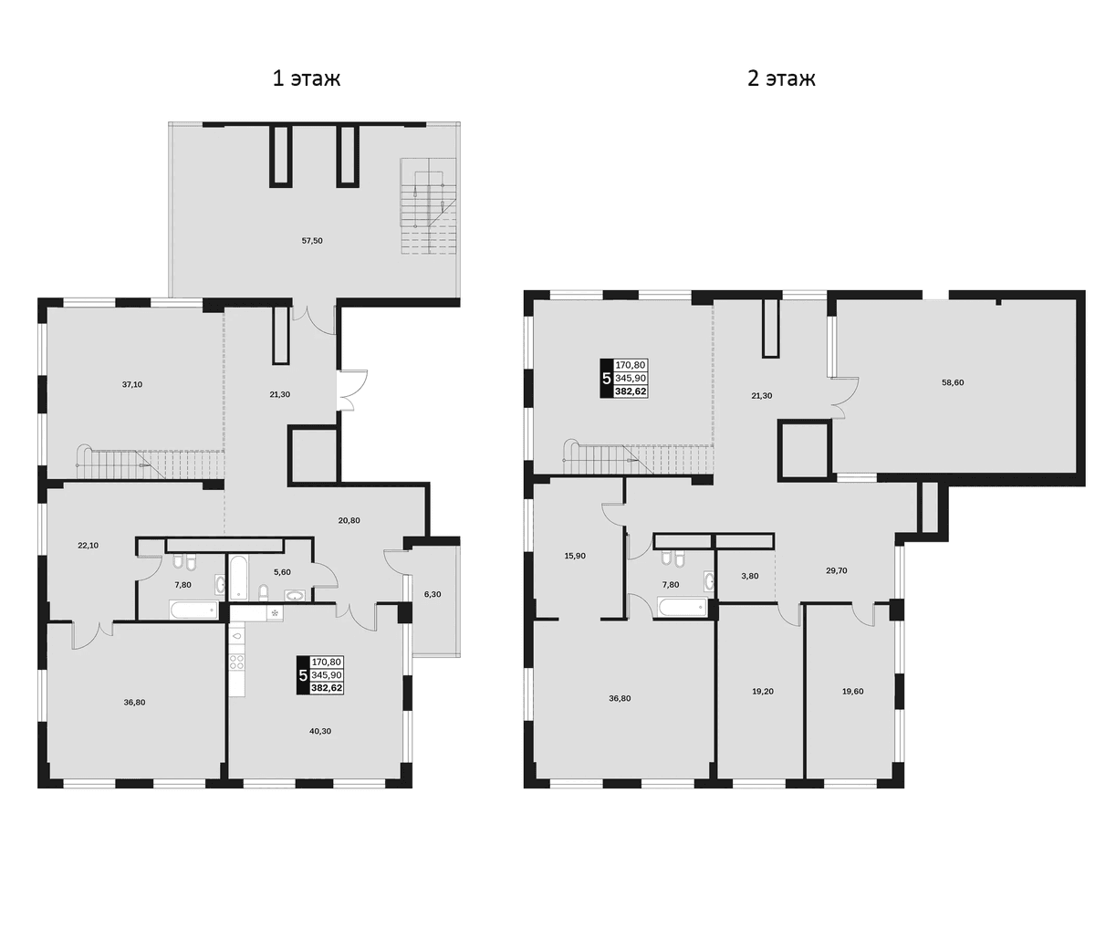 Продается 5-комн. квартира, 345.9 м²