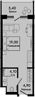 Продается 1-комн. квартира, 28 м²