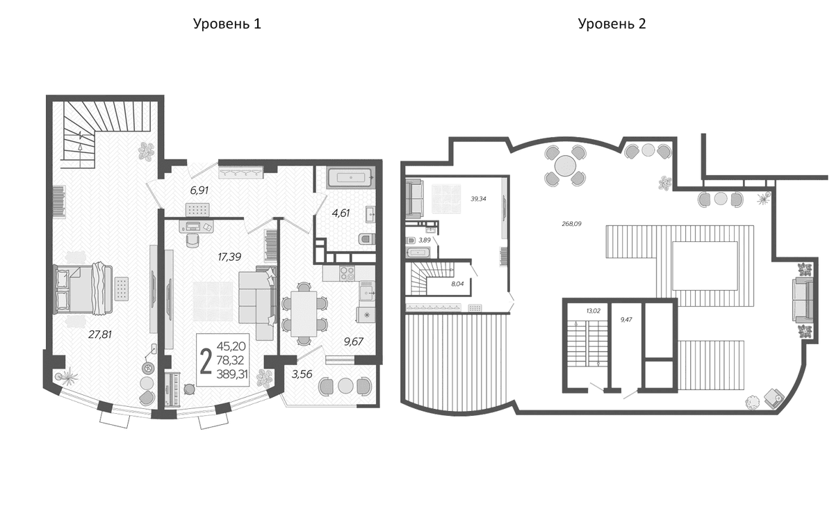 Продается 2-комн. квартира, 114.1 м²