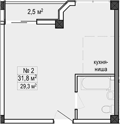 Продается 1-комн. квартира, 31.8 м²