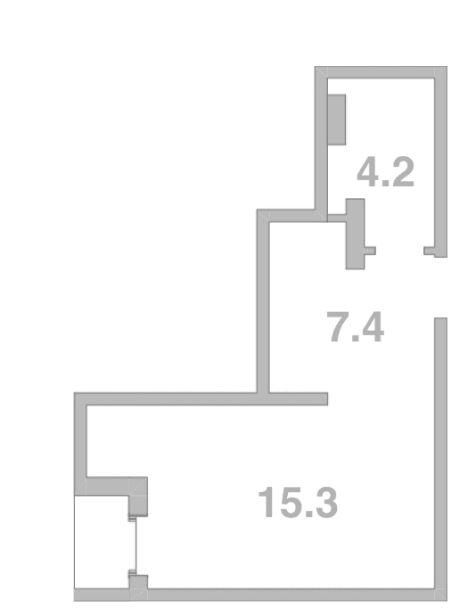 Продается 1-комн. квартира, 26.9 м²