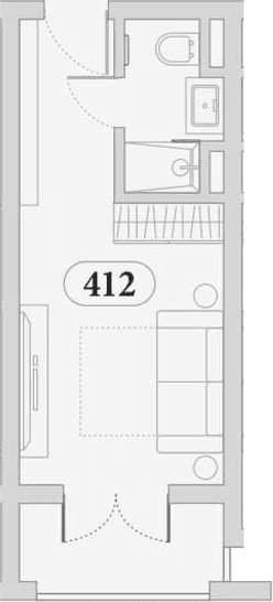 Продается 1-комн. квартира, 25.7 м²