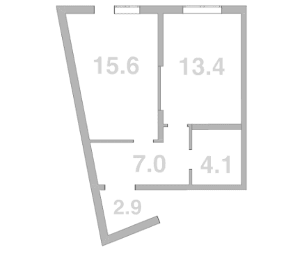 Продается 1-комн. квартира, 43 м²