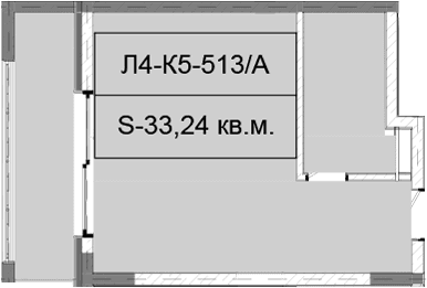 Продается 1-комн. квартира, 33.24 м²