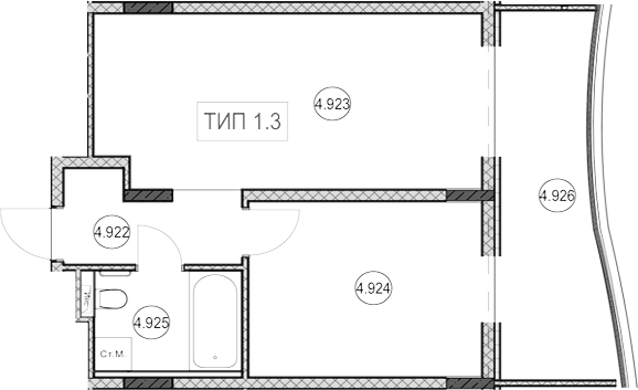 Продается 1-комн. квартира, 27.2 м²