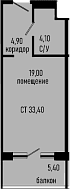 Продается 1-комн. квартира, 28 м²