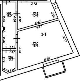 Продается 1-комн. квартира, 40.9 м²