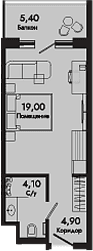 Продается 1-комн. квартира, 28 м²