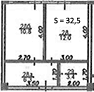 Продается 1-комн. квартира, 32.5 м²