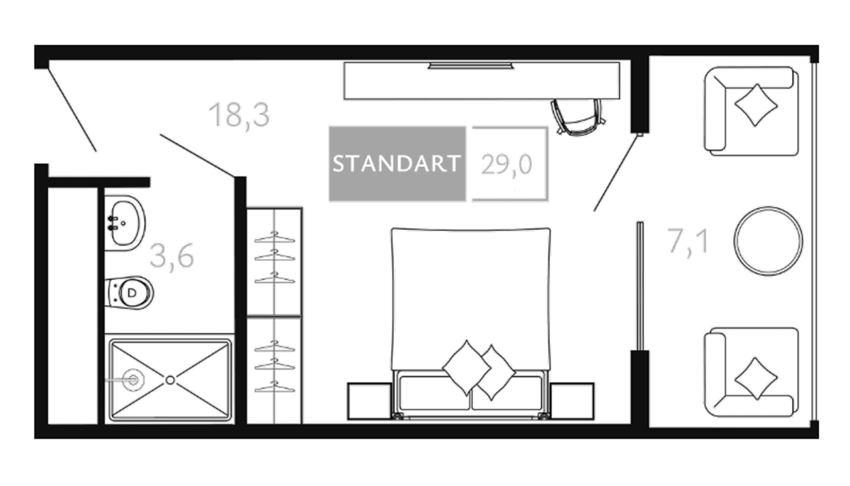 Продается 1-комн. квартира, 21.9 м²