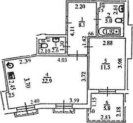 Продается 1-комн. квартира, 50.1 м²