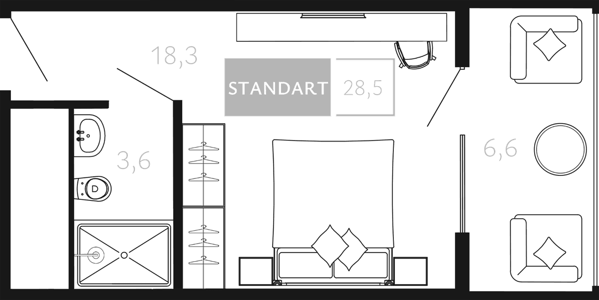 Продается 1-комн. квартира, 21.9 м²
