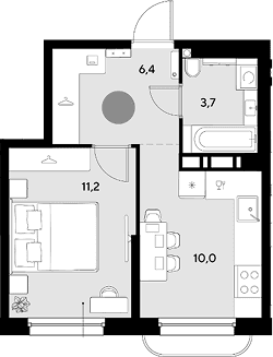Продается 1-комн. квартира, 31.3 м²