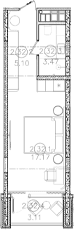 Продается 1-комн. квартира, 25.74 м²