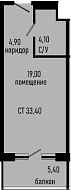 Продается 1-комн. квартира, 28 м²