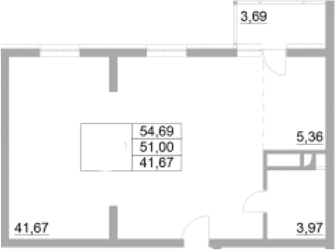 Продается 1-комн. квартира, 51 м²