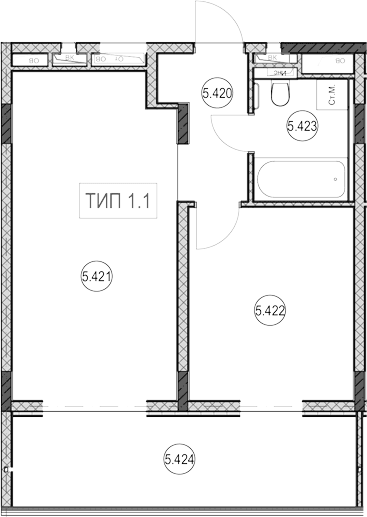 Продается 1-комн. квартира, 26.2 м²