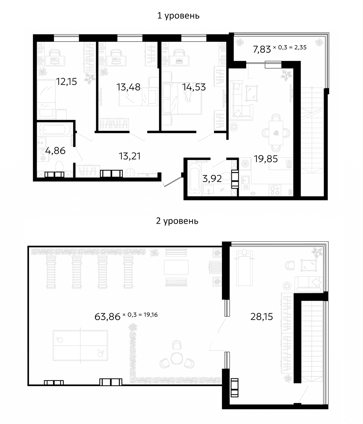 Продается 5-комн. квартира, 110.15 м²