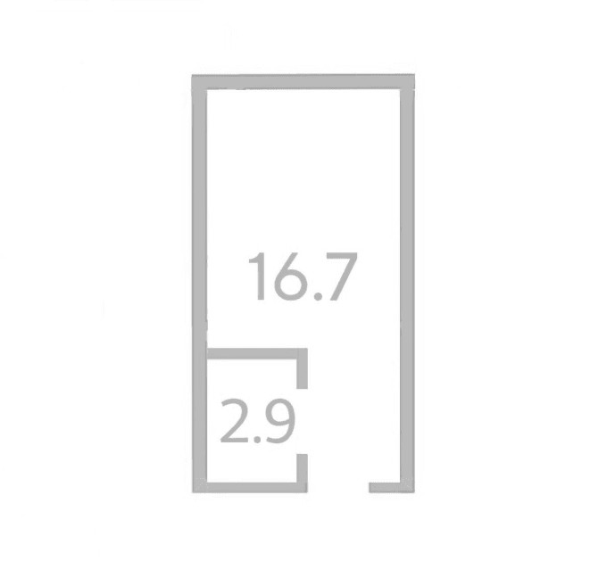 Продается 1-комн. квартира, 16.7 м²