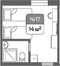 Продается 1-комн. квартира, 14 м²