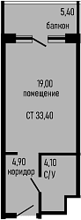 Продается 1-комн. квартира, 28 м²