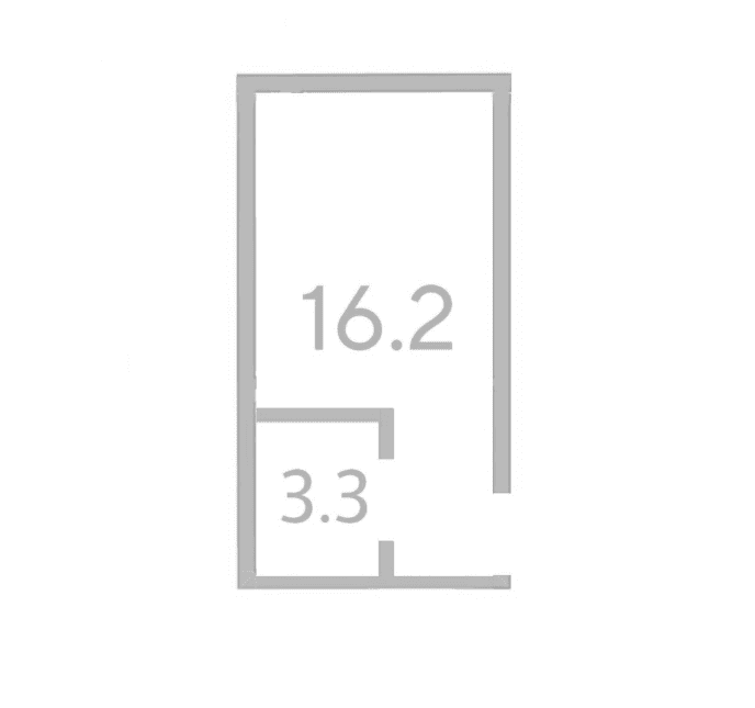 Продается 1-комн. квартира, 16.2 м²