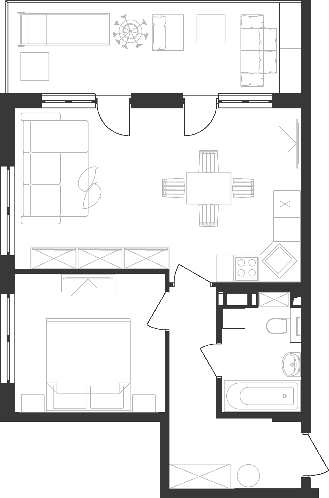 Продается 2-комн. квартира, 46.5 м²