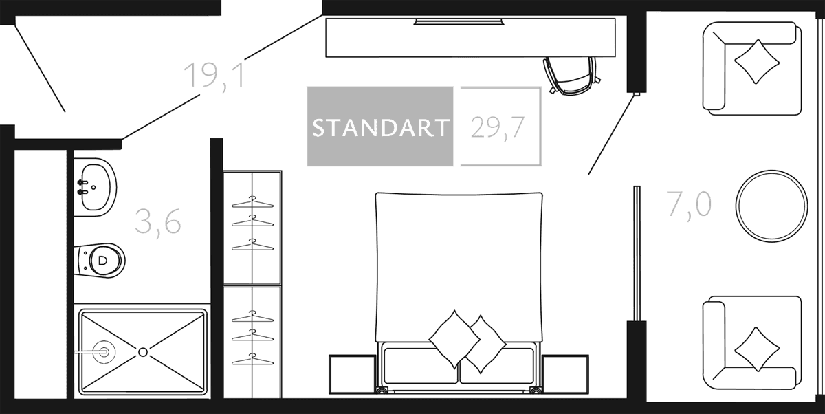 Продается 1-комн. квартира, 22.7 м²