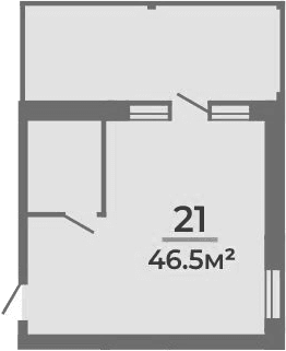 Продается 1-комн. квартира, 46.5 м²
