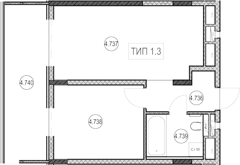 Продается 1-комн. квартира, 30.8 м²