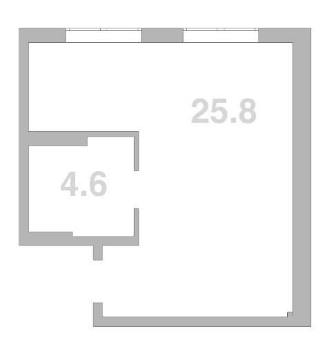 Продается 1-комн. квартира, 30.4 м²