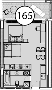 Продается 1-комн. квартира, 55.7 м²