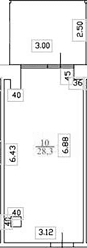 Продается 1-комн. квартира, 28.3 м²