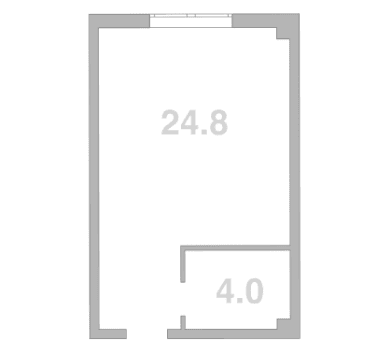 Продается 1-комн. квартира, 28.8 м²