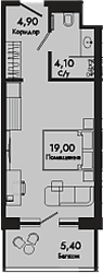 Продается 1-комн. квартира, 28 м²