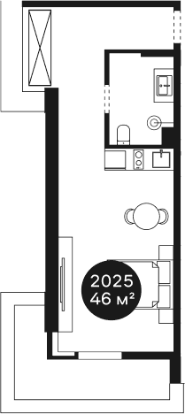 Продается 1-комн. квартира, 78.51 м²