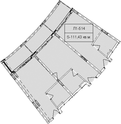 Продается 1-комн. квартира, 111.43 м²