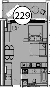 Продается 1-комн. квартира, 57.4 м²