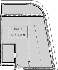 Продается 1-комн. квартира, 45.21 м²