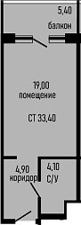 Продается 1-комн. квартира, 28 м²
