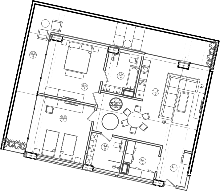Продается 2-комн. квартира, 111.7 м²