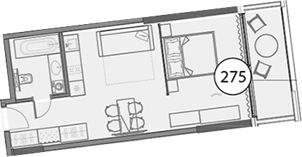 Продается 1-комн. квартира, 47.3 м²